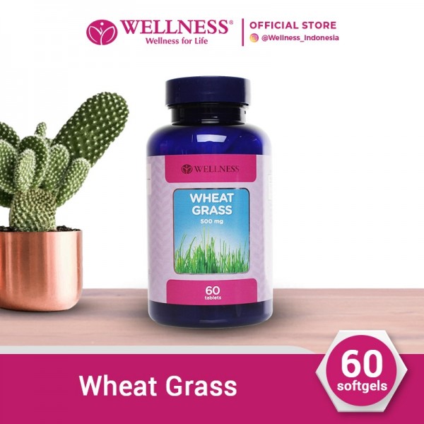 Wellness Wheat Grass 500 Mg [60 Tablets]