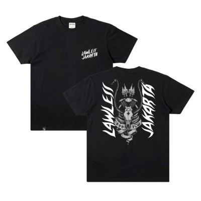 LAWLESS JAKARTA - GOAT RISER T-SHIRT - BLACK