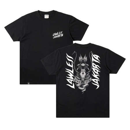 LAWLESS JAKARTA - GOAT RISER T-SHIRT - BLACK
