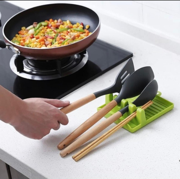 Kitchen Rest Tatakan Alat Masak Centong Sumpit Spatula Multiguna Bagus