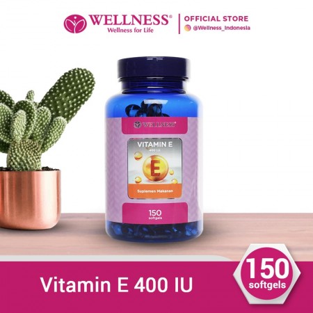 Wellness Natural Vitamin E-400 I.U [150 Softgels]