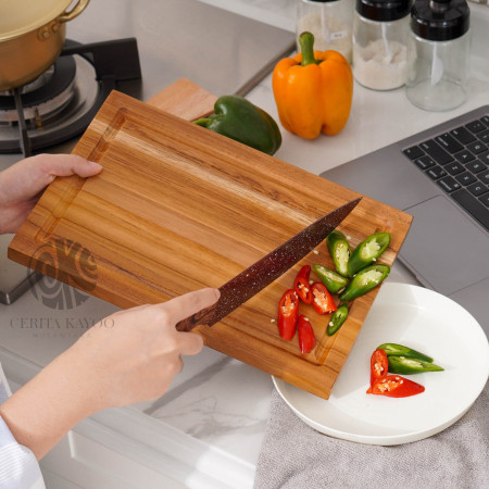 Talenan Kayu Premium Export Quality | Tatakan Kayu |Serving Board Kayu - Jayakarta
