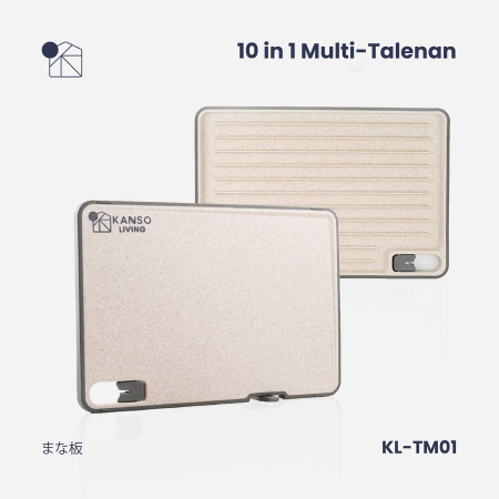 Kanso Living Multi Talenan Dapur Dua Sisi Potong Daging Buah Sayur