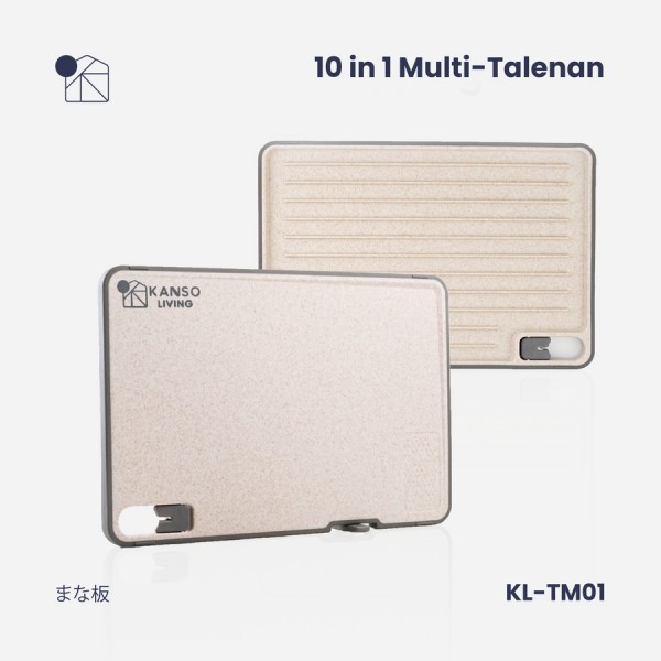 Kanso Living Multi Talenan Dapur Dua Sisi Potong Daging Buah Sayur