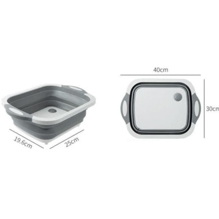 Baskom Multifungsi Talenan Lipat ANTI SLIP - BASKOM BUAH DAN SAYUR