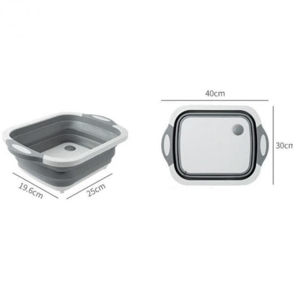 Baskom Multifungsi Talenan Lipat ANTI SLIP - BASKOM BUAH DAN SAYUR