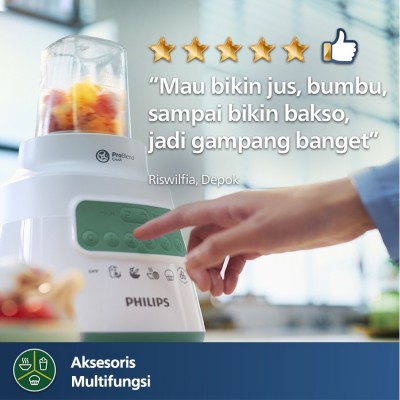 Philips Blender 5000 Series Plastik 2L HR2221/30 - Hijau