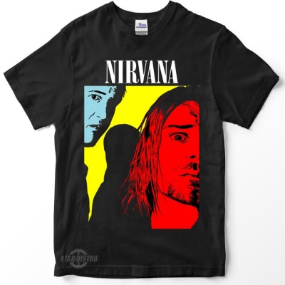 Kaos NIRVANA Kurt cobain grunge Premium tshirt nevermind smells like