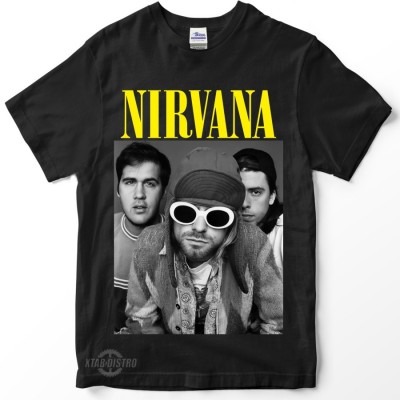 Kaos NIRVANA Glasses Premium tshirt kurt cobain nevermind