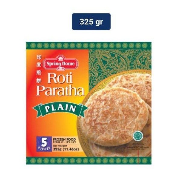 Spring home tyj roti paratha prata plain 325 gr