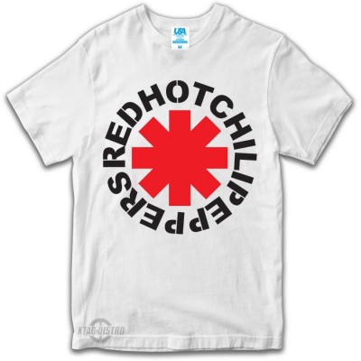 Kaos RED HOT CHILLI PEPPERS PUTIH Premium tshirt band rhcp
