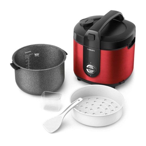 Philips Rice Cooker 2L - Premium Plus Red HD3138/32