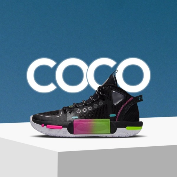 Sepatu Basket Li Ning Wade Phantom 4 Neon - Black Neon