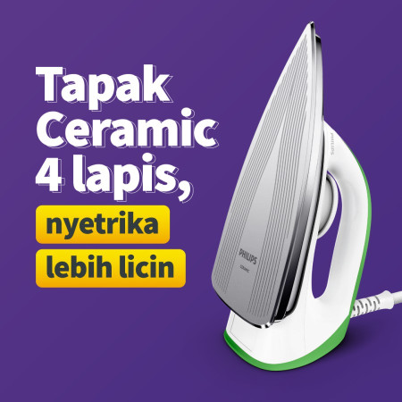 Philips Setrika Kering Classic - Hijau - HD1173/70