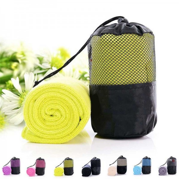 Handuk Microfiber Quickdry Portable Camping Hiking Outdoor 100x30 cm