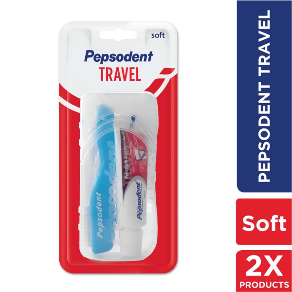 Pepsodent Sikat Gigi Travel Kit Soft (Pasta Gigi + Sikat Gigi)