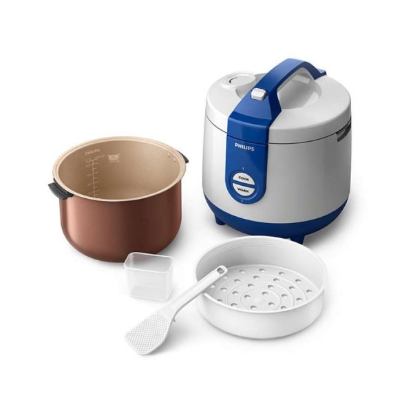 Philips Rice Cooker 2L - Biru - HD3119/31 - 400 Watt