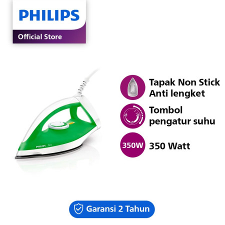 Philips Diva Dry Iron GC122/77 350W Hijau