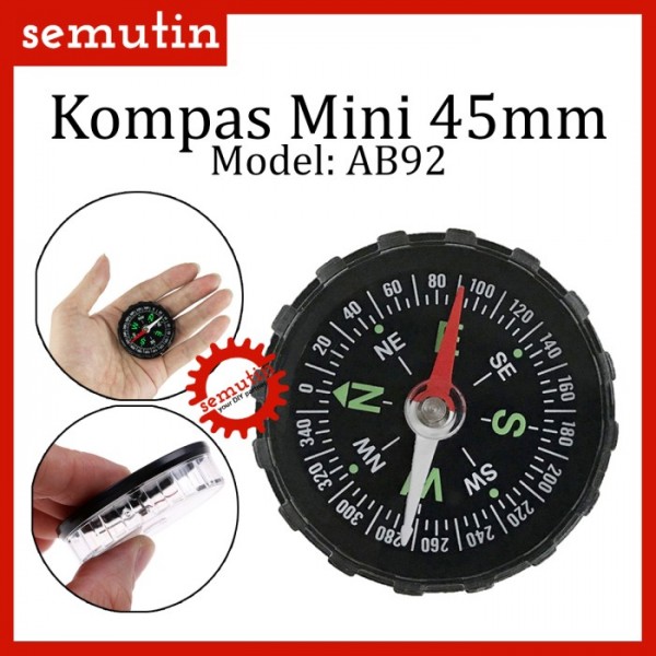 Kompas Saku Mini 45mm AB92 / Compass untuk Hiking Camping Outdoor