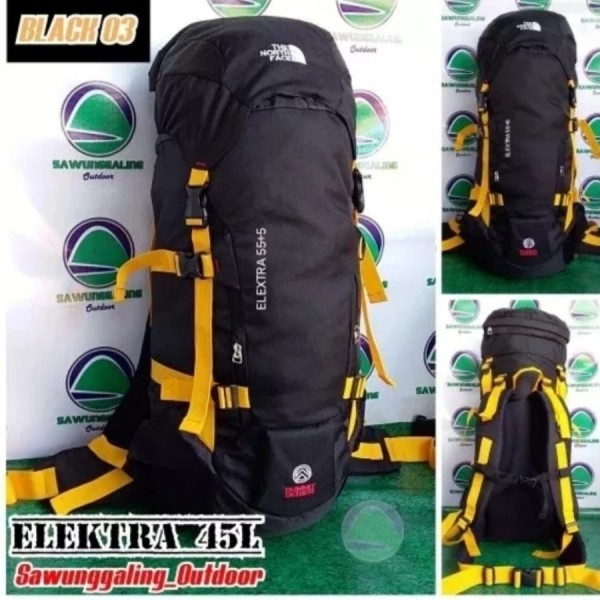 tas ransel gunung/hiking/camping/outdoor pria TNF seris 45 liter 005