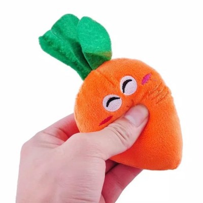 Gigitan Anjing Wortel - Squeaky Vegetable Mainan Anjing Dog Toys Teeth