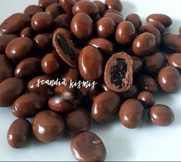Coklat Scandia Kismis / Coklat Kiloan / Coklat Delfi / Coklat Milk - 1/4 kg