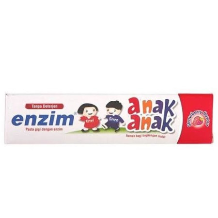 Pasta Gigi Enzim Anak Rasa Strawberry Uk 63g