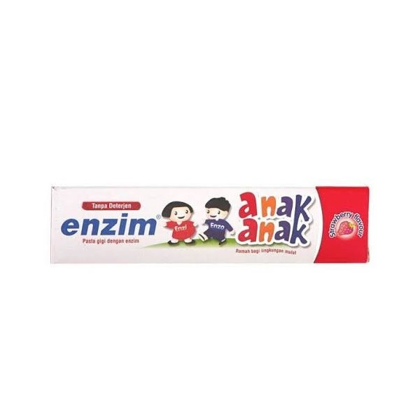 Pasta Gigi Enzim Anak Rasa Strawberry Uk 63g