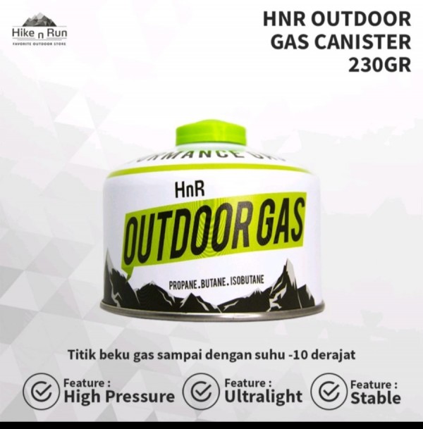 HNR Outdoor Gas Cartridge Canister Tabung Ultralight Hiking