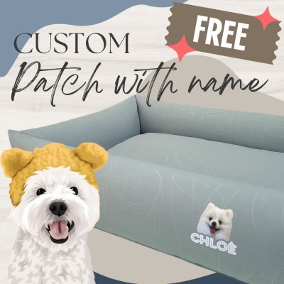 Pet Bed WATERPROOF with Zipper Cover - Kasur Ranjang Anjing Kucing Anti Air