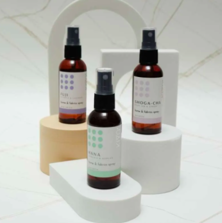 KIYO+ Home & Fabrics Spray STARTER KIT | Pewangi Ruangan (3 x 60ml)