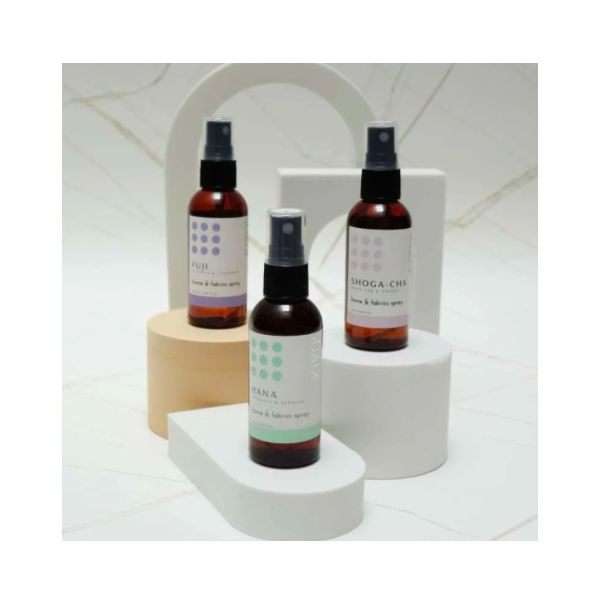 KIYO+ Home & Fabrics Spray STARTER KIT | Pewangi Ruangan (3 x 60ml)