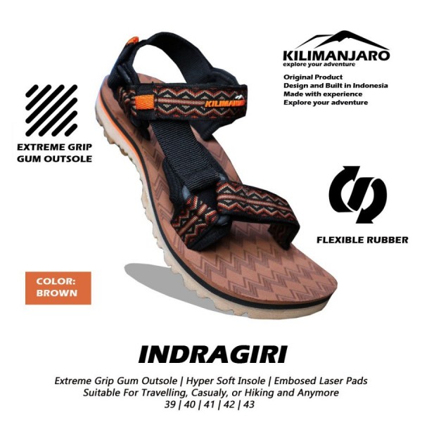 Sendal Gunung Kilimanjaro Indragiri- Sandal Outdoor Hiking Kilimanjaro