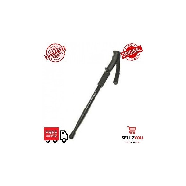Tongkat Hiking Trekking Telescopic 4 Section Outdoor Pendaki Gunung - 3MSE02BK