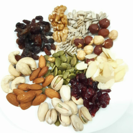 MIX NUTS ROASTED 500gram isi 10 macam
