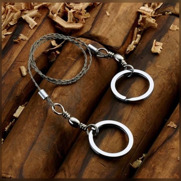 Gergaji Tali SOS Survival Tool Outdoor Climbing Hiking Camp Wire Saw