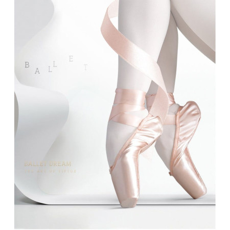 SEPATU BALET SATIN IMPOR ANAK DEWASA BALLERINA POINTE SHOES - pointe shoes