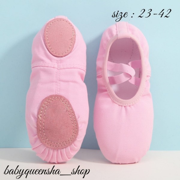 Sepatu Ballet Flat (Polos import) Khusus untuk anak/Sepatu Ballet polos
