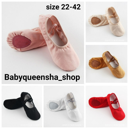 Sepatu Ballet Flat (Polos import) Khusus untuk anak/Sepatu Ballet polos