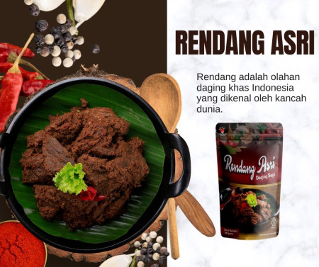 Rendang Asri Makanan Khas Indonesia