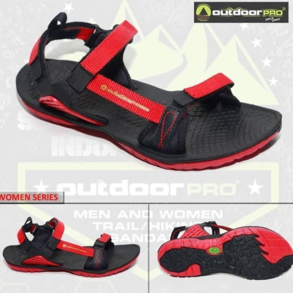 sandal gunung wanita outdoor pro theya tx red sandal hiking not eiger