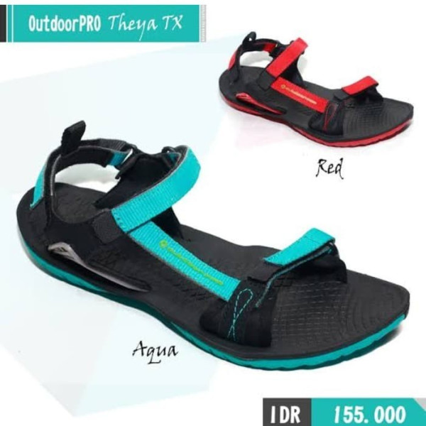 sandal gunung wanita outdoor pro theya tx red sandal hiking not eiger