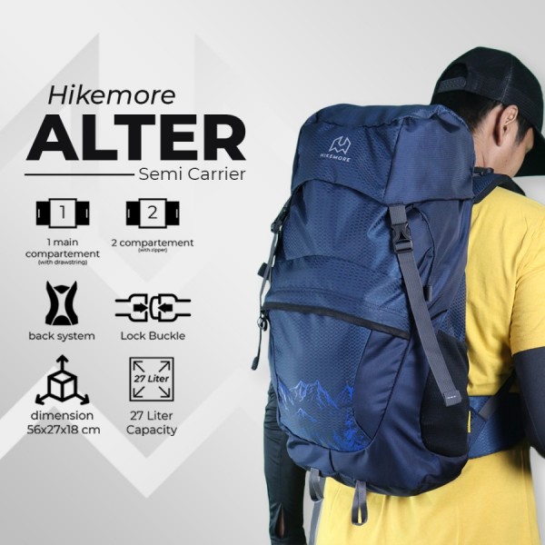 Tas Ransel Semi Carrier Hiking Gunung Outdoor Hikemore Alter Terbaru