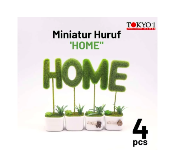 Tokyo1 HOME Green 4P Set Dekorasi Interior Rumah 401078