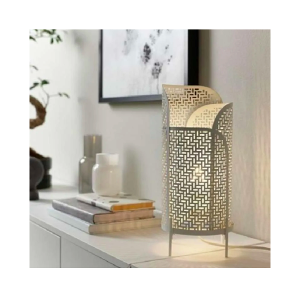 Lampu Mejaa Hiasan Interior Cantik 34cm Original_Putih