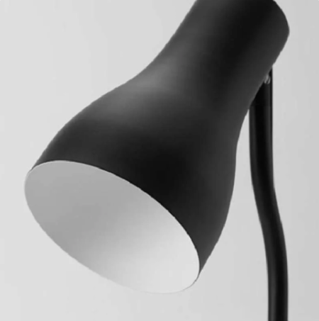 Lampu Sorot Meja Standing Hiasan Interior 46cm Original_Hitam