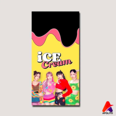 APOLITO (15x30) HIASAN DINDING BLACKPINK PAJANGAN WALL DECOR DEKORASI DINDING KAYU MINIMALIS KPOP BLACKPINK
