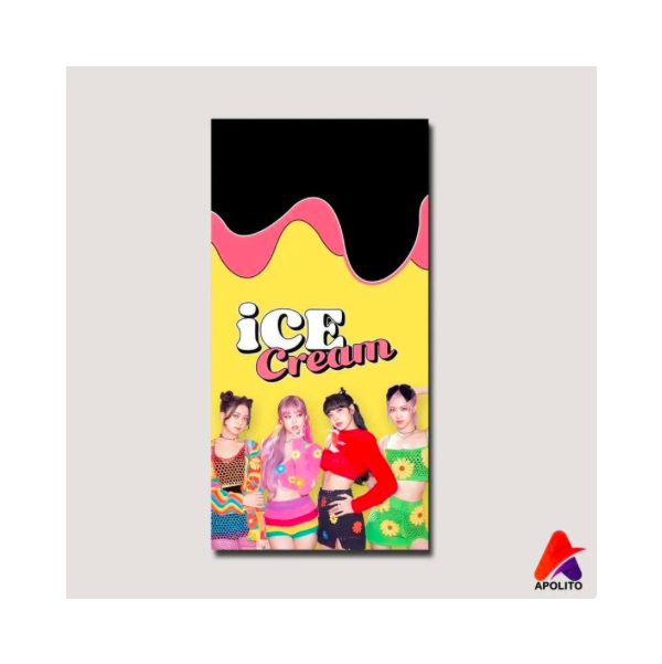 APOLITO (15x30) HIASAN DINDING BLACKPINK PAJANGAN WALL DECOR DEKORASI DINDING KAYU MINIMALIS KPOP BLACKPINK