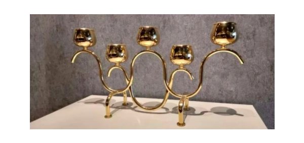 Pajangan hiasan ruangan tempat lilin dekorasi interior elegan