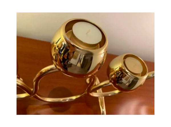 Pajangan hiasan ruangan tempat lilin dekorasi interior elegan